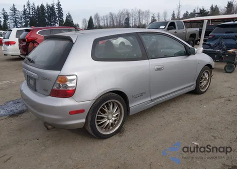 2004 Honda Civic Si из США, поврежденный, VIN SHHEP33574U502908